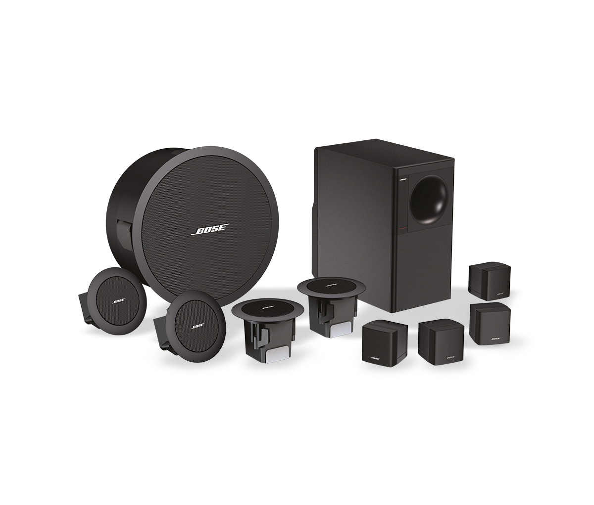 Bose FreeSpace 3 – upotettava satelliittipari, musta - Image 2