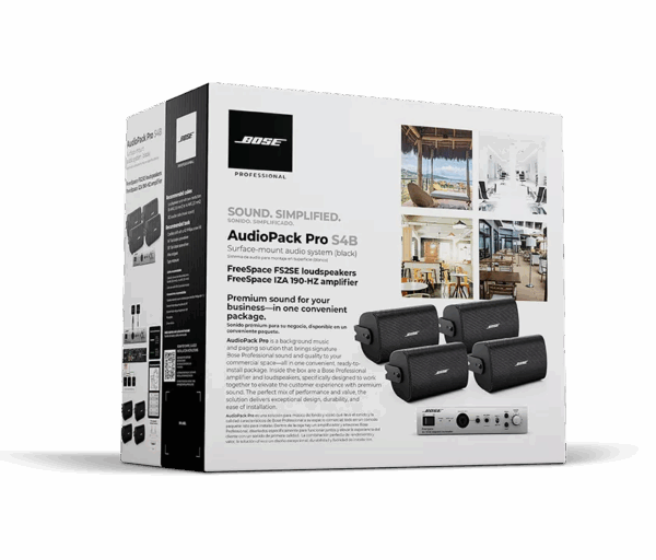 Bose AudioPack Pro S4B – äänijärjestelmäpaketti, musta