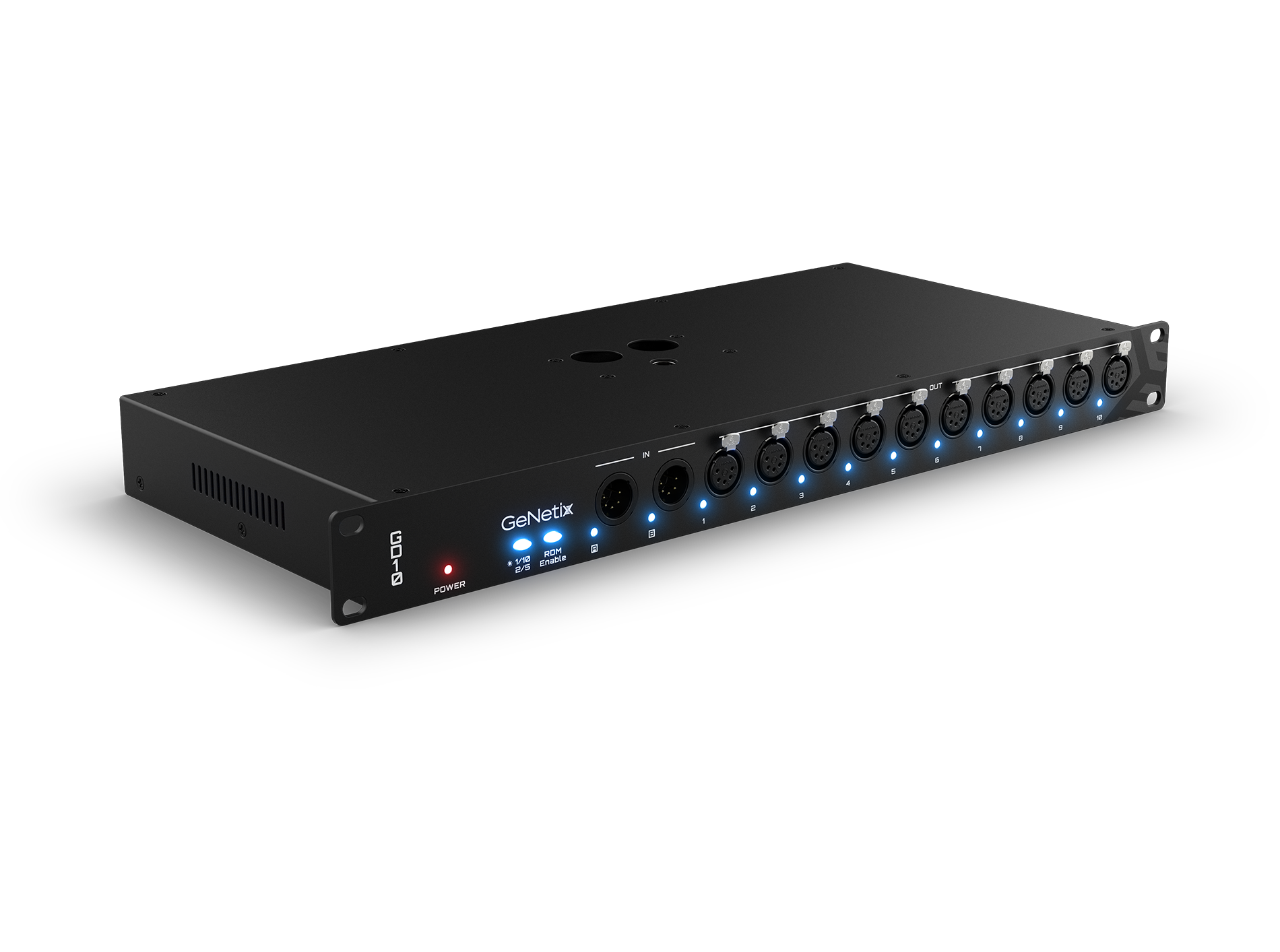 ChamSys GeNetix GD10 – 10-porttinen DMX-splitteri