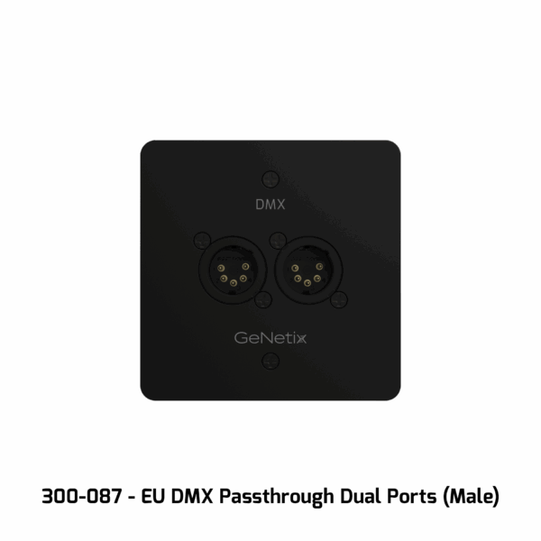 ChamSys GeNetix DMX Passthrough 2 × uros EU – seinäpaneeli