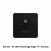 ChamSys GeNetix DMX Passthrough 1 × naaras EU – seinäpaneeli