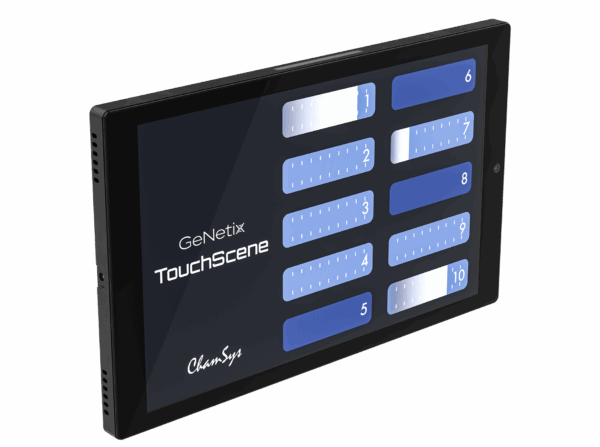 ChamSys GeNetix TouchScene – kosketusnäytöllinen seinäohjain