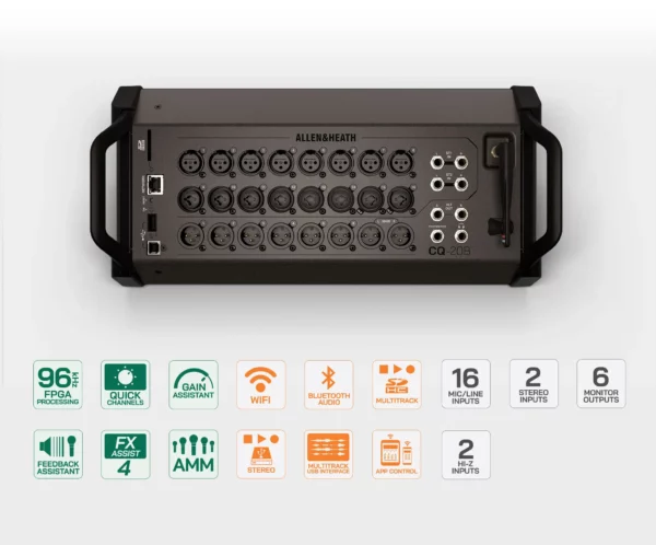 Allen & Heath CQ-20B – WiFi-ohjattava digitaalimikseri