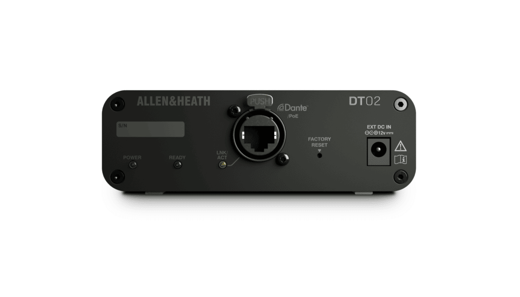 Allen & Heath DT02 – 2 lähdön Dante-liitäntä - Image 2
