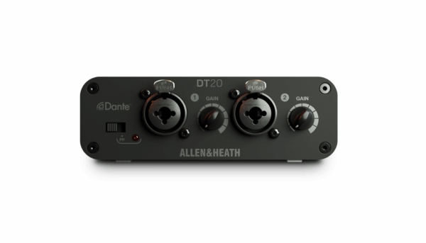 Allen & Heath DT20 – 2 tulon Dante-liitäntä