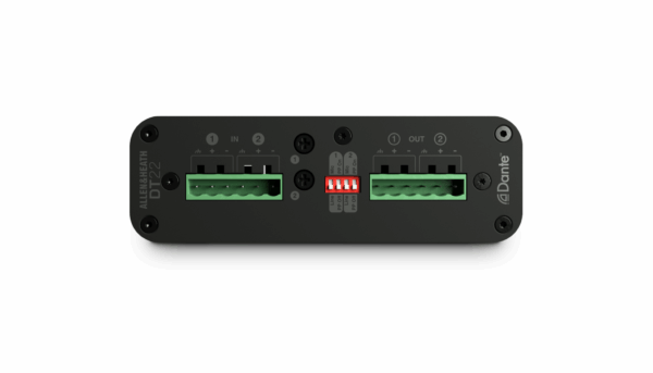 Allen & Heath DT22-M – 2/2 Dante-liitäntä Phoenix-liittimin