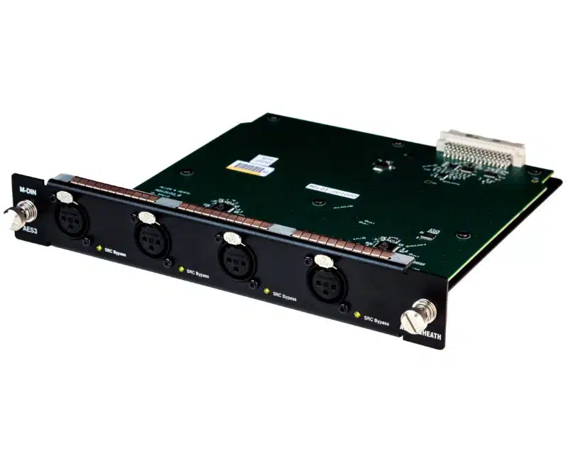 Allen & Heath DX32 AES Input -moduuli – 4 stereo-AES3-tuloa