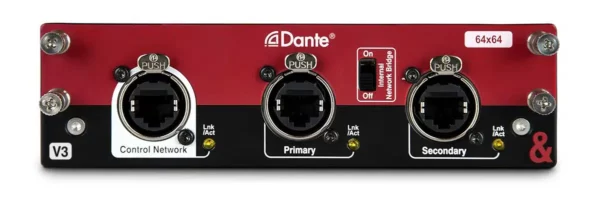 Allen & Heath Dante 64x64 – verkkokortti dLiveen ja Avantisiin