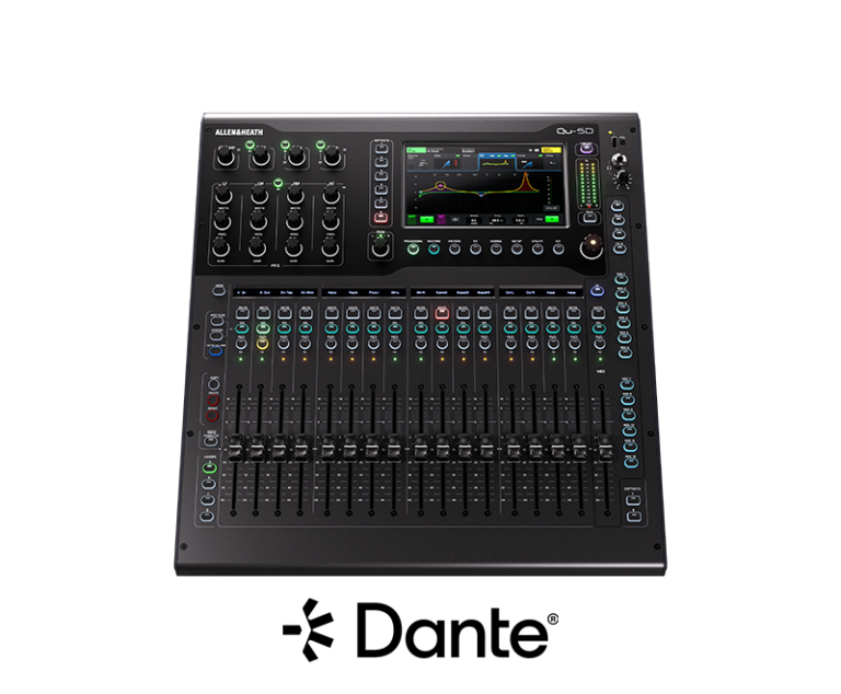 Allen & Heath Qu-5D – digitaalimikseri, 16 tuloa ja Dante