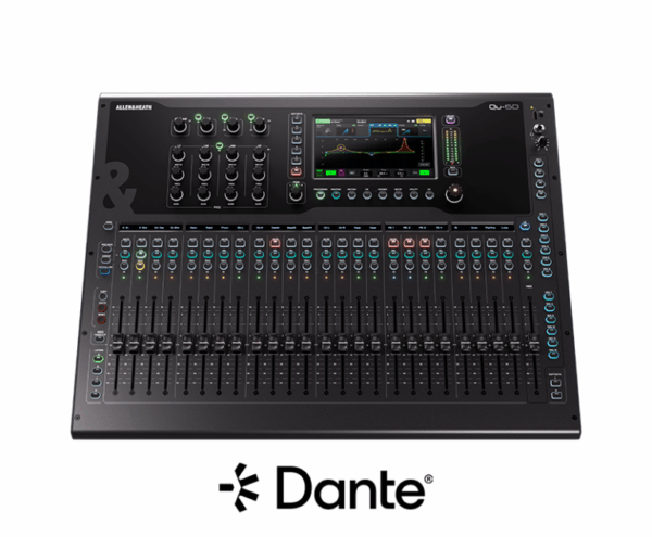 Allen & Heath Qu-6D – digitaalimikseri, 24 tuloa ja Dante
