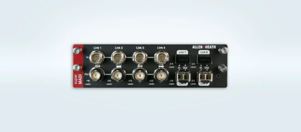 Allen & Heath superMADI – verkkokortti dLiveen ja Avantisiin