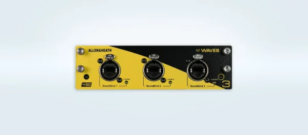 Allen & Heath Waves V3 – verkkokortti dLiveen ja Avantisiin
