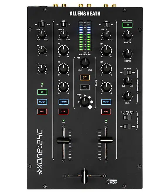 Allen & Heath Xone:24C – DJ-mikseri USB-C-äänikortilla