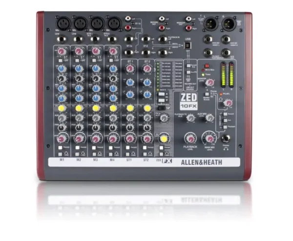Allen & Heath ZED-10FX – analogimikseri efekteillä ja USB:llä