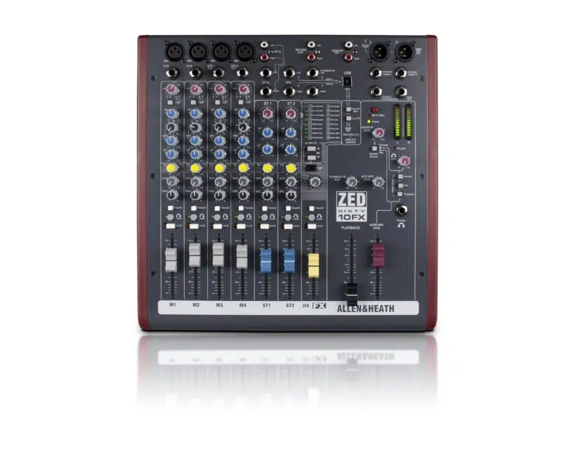 Allen & Heath ZED60-10FX – analogimikseri 60 mm fadereilla