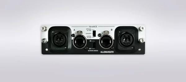 Allen & Heath fibreACE – verkkokortti dLiveen ja Avantisiin