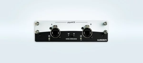 Allen & Heath gigaACE – verkkokortti dLiveen ja Avantisiin