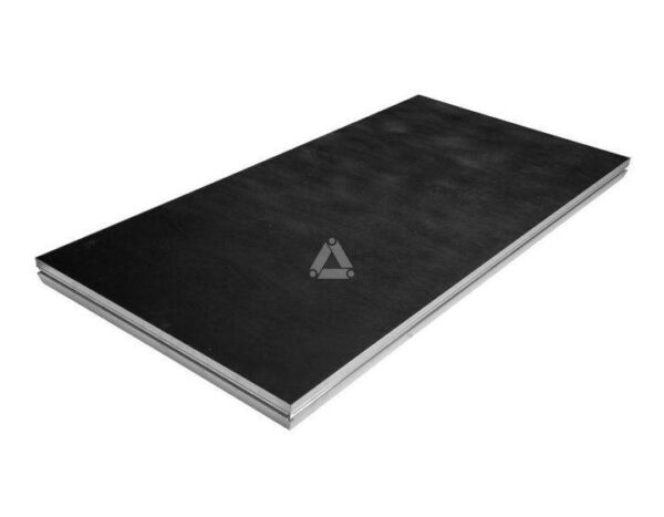 StageDex BasicLine 2 × 1 m – lavaelementti, musta