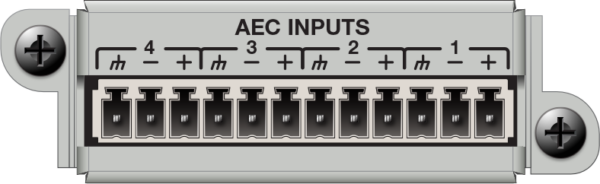Symetrix 4 Channel AEC In Card – AEC-tulokortti