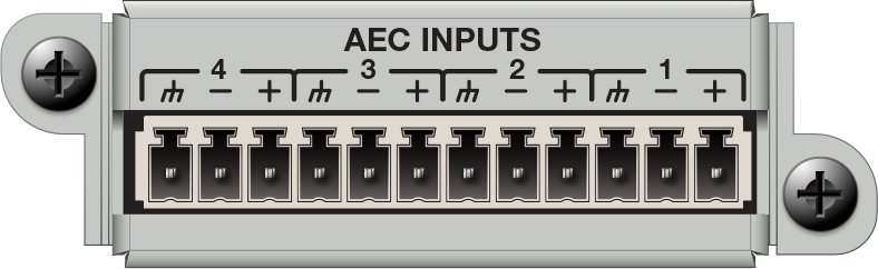 Symetrix 4 Channel AEC In Card – AEC-tulokortti