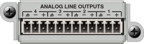 Symetrix 4 Channel Analog Out Card – 4 kanavan lähtökortti