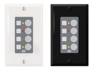 Symetrix ARC-SW4e – ohjelmoitava painikepaneeli, musta