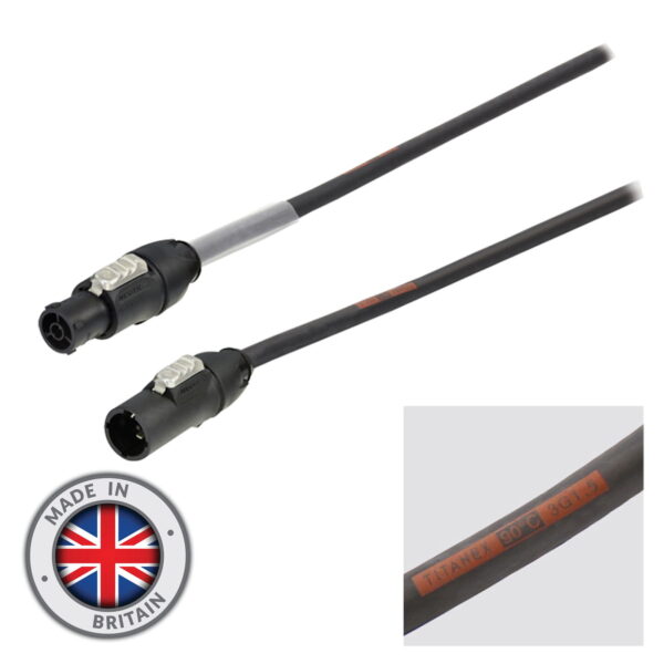 Prolight powerCON TRUE1 TOP H07RN-F 5 m – virran linkkikaapeli