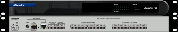 Symetrix Jupiter 8 – DSP-prosessori (kiinteä arkkitehtuuri)