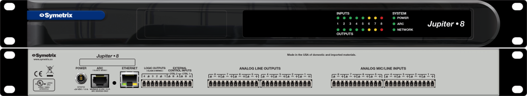 Symetrix Jupiter 8 – DSP-prosessori (kiinteä arkkitehtuuri)