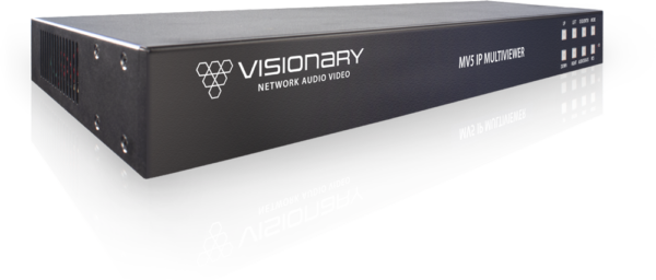 Visionary MV5 – IP-multiviewer AV over IP -virroille (4K60)