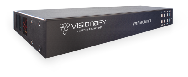 Visionary MV4 – IP-multiviewer AV over IP -virroille (4K)