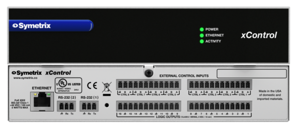 Symetrix xControl – GPIO-laajennin (PoE)