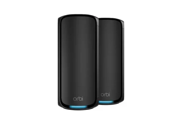 NETGEAR Orbi RBE972SB – WiFi 7 -mesh-järjestelmä, musta (2 kpl)