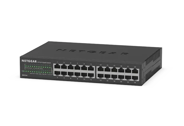 NETGEAR GS324 – 24-porttinen hallitsematon Essentials-kytkin