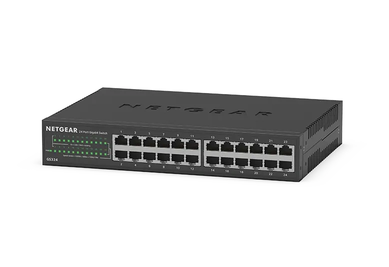 NETGEAR GS324 – 24-porttinen hallitsematon Essentials-kytkin
