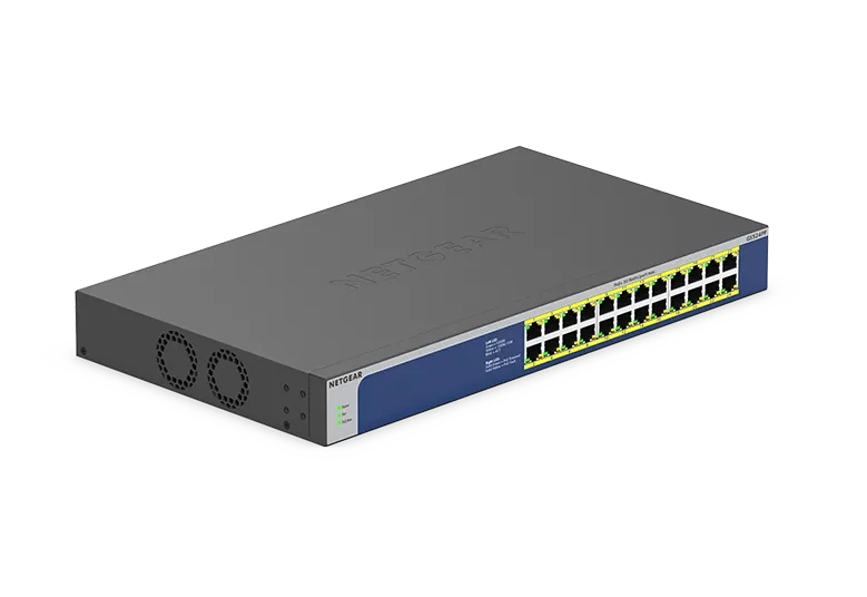 NETGEAR GS524PP – 24-porttinen hallitsematon PoE+-kytkin, 300 W
