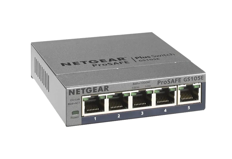 NETGEAR GS105E – 5-porttinen Easy Smart -kytkin