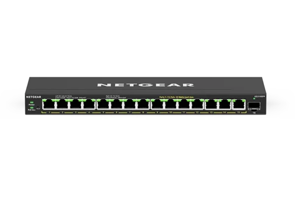 NETGEAR GS316EPP – kevythallittava High-Power PoE+-kytkin