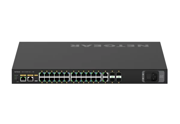 NETGEAR M4250-26G4F-PoE+ – hallittava PoE+-verkkokytkin
