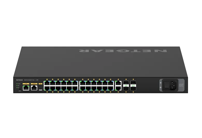 NETGEAR M4250-26G4F-PoE+ – hallittava PoE+-verkkokytkin