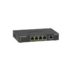 NETGEAR GS305P – 5-porttinen hallitsematon PoE+-kytkin, 63 W