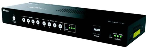 FiberNet FS-SKVM-82DP-KIT – tietoturvallinen KVM-kytkin 8:2