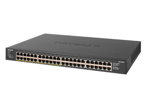 NETGEAR GS348PP – 48-porttinen hallitsematon PoE+-kytkin, 380 W