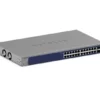 NETGEAR GS728TX – 24-porttinen smart-kytkin, 4 × SFP+