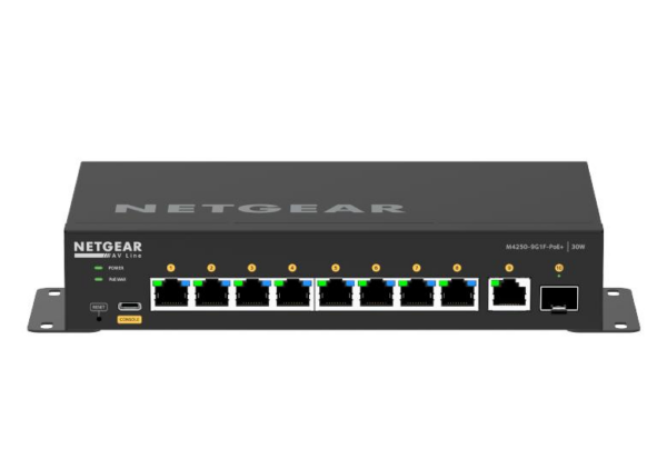 NETGEAR M4250-9G1F-PoE+ – hallittava PoE+-verkkokytkin