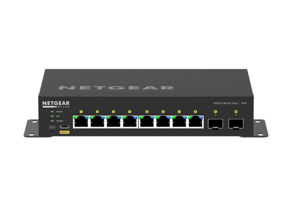 NETGEAR M4250-8G2XF-PoE+ – hallittava PoE+-verkkokytkin