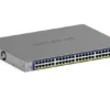 NETGEAR GS752TXP – 48-porttinen smart PoE+-kytkin, 4 × SFP+