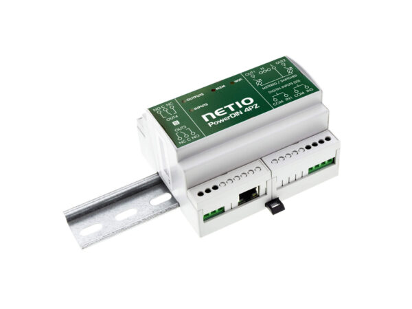 NETIO PowerDIN 4PZ – DIN-kiskon energiamittari releillä