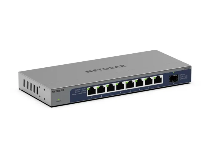 NETGEAR GS108X – 8-porttinen hallitsematon kytkin, 10G SFP+