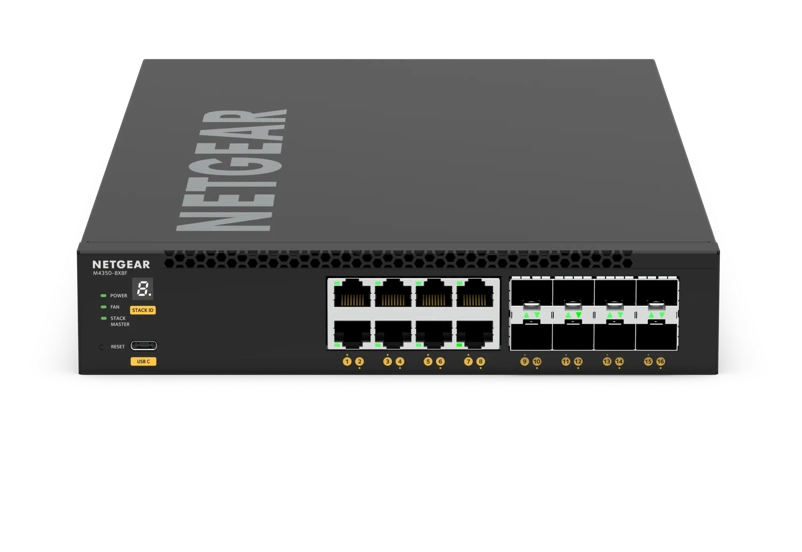 NETGEAR M4350-8X8F – hallittava 10G-verkkokytkin